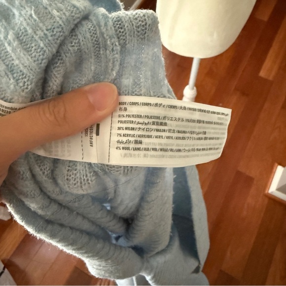 Abercrombie & Fitch Light Blue Maxi Dress - Picture 11 of 12